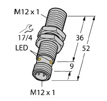 訂貨NI12U-EG18SK-VN4X，圖爾克圓柱形傳感器相關參數